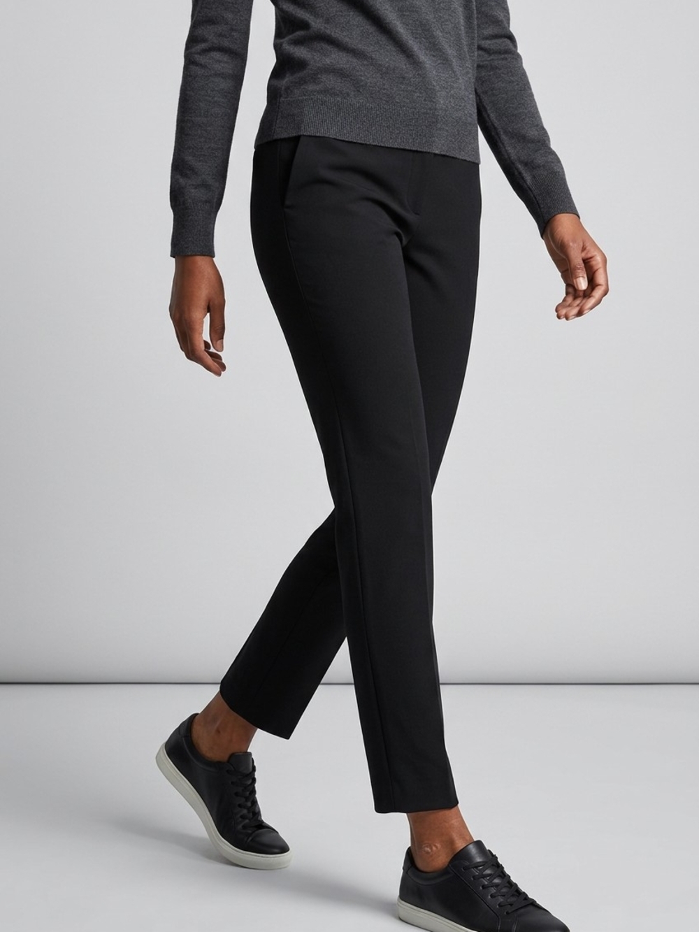 Bar III Black Trousers with Interior Drawstring